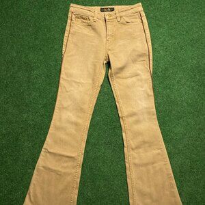 Women’s Bad Girls NUVE Boot-Cut Jeans Tan-Brown 27